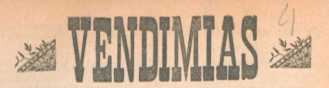Cabecera histórica de Periódico Vendimias