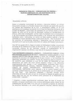 Nuevas amenazas de los Rastrojos en el departamento de Caldas.pdf