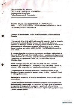 Propuesta de Seguridad para Pereira, Area Metropolitana, y Departamento de.pdf