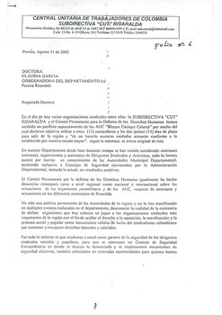 Correspondencia entre la CUT y la gobernadora de Risaralda año 2002 .pdf