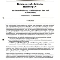 Kriminologische Initiative Hamburg e. V. - Verein zur Fórderung kriminologischer Aus- und Weiterbildung.pdf